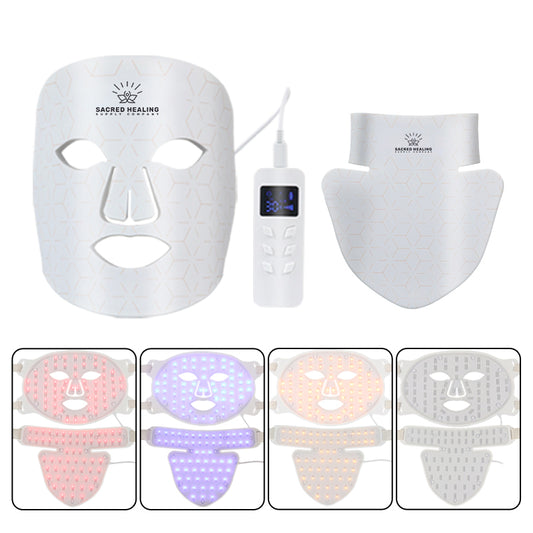 Radiance Revive 2.0 – Medical Grade Advanced LED Light Face Mask with Neck and Chest adapter